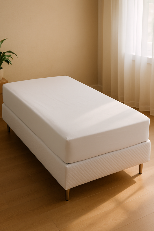 Lençol Solteiro Avulso Com Elástico 200 Fios 100% Algodão