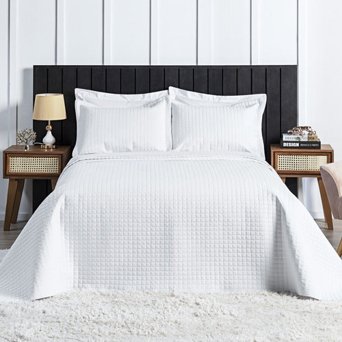 Colcha Casal 3 Peças Percal 200 Fios 100% Algodão