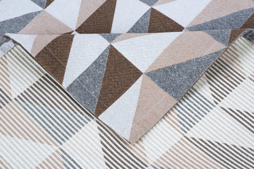 Tapete Jacquard Dallas 2,00 X 3,00 Antiderrapante Caramelo