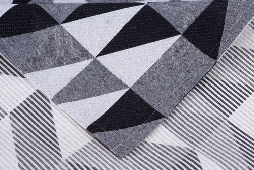Tapete Jacquard Dallas 2,00 M X 3,00 M Antiderrapante Preto